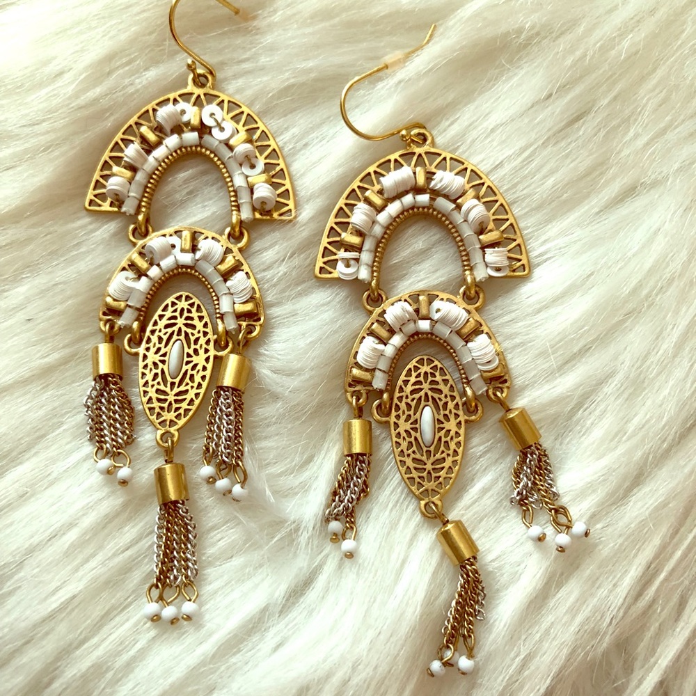 Stella &Dot Mirage chandelier earrings